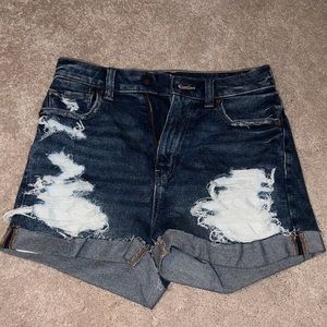 American Eagle hi rise festival shorts